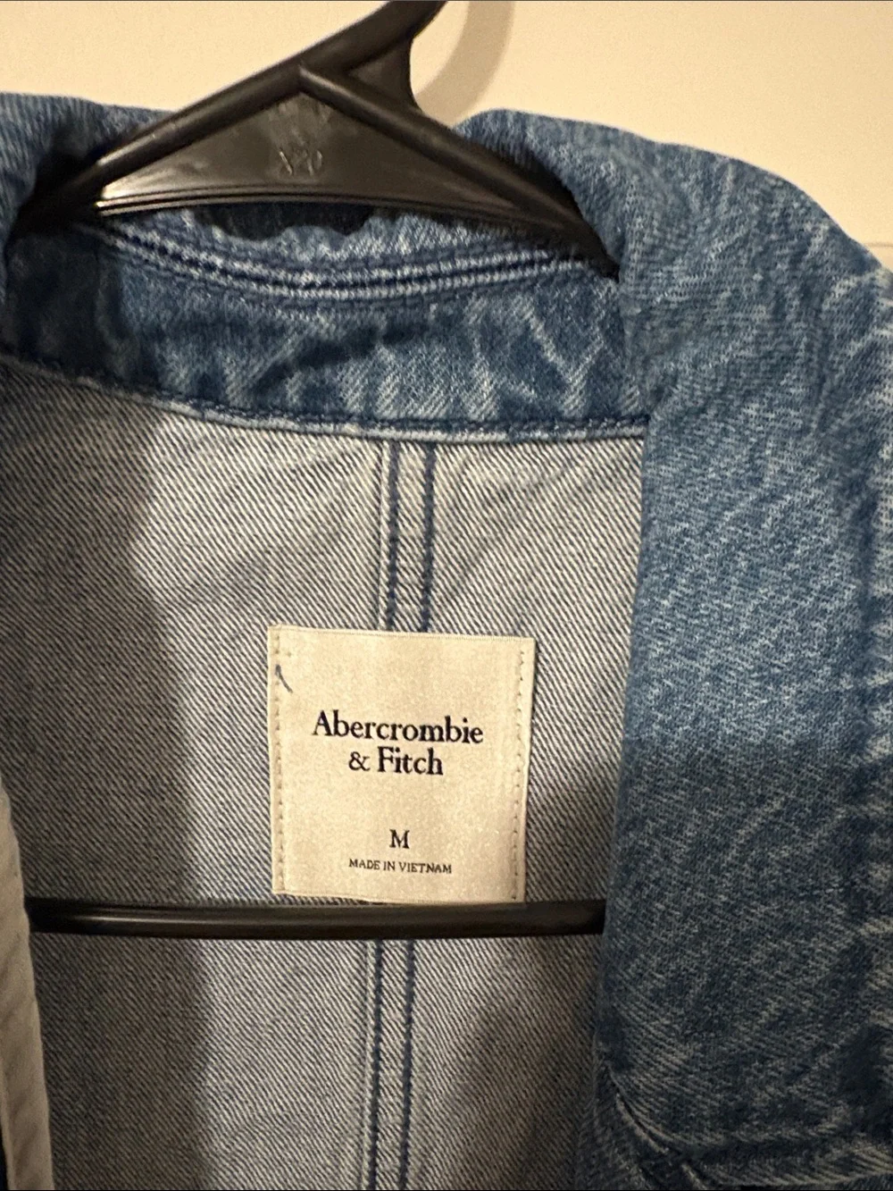 Abercrombie & Fitch Light Blue Denim Blazer - Picture 4 of 4